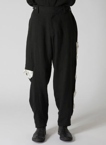 LINEN LAWN DECO GURKHA PANTS