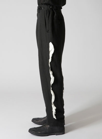LINEN LAWN DECO GURKHA PANTS