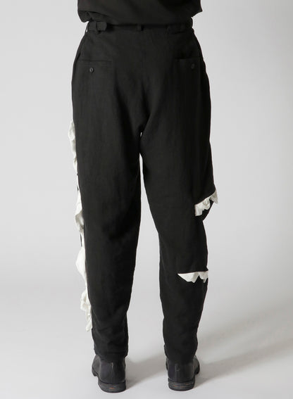 LINEN LAWN DECO GURKHA PANTS