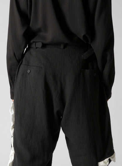 LINEN LAWN DECO GURKHA PANTS