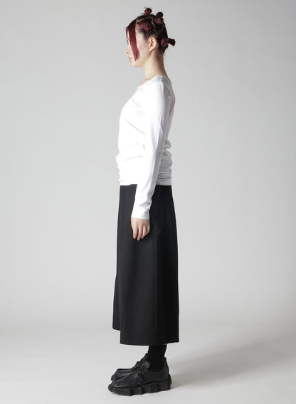 SINGLE JERSEY LONG SLEEVE T-SHIRT