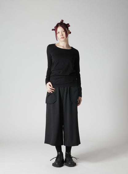 SINGLE JERSEY LONG SLEEVE T-SHIRT