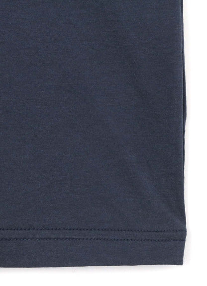 Cotton Highgage Plain Stitch Shoulder Open T