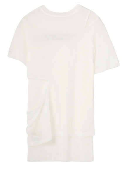 Message Embroidery + Pe Net Layered T A