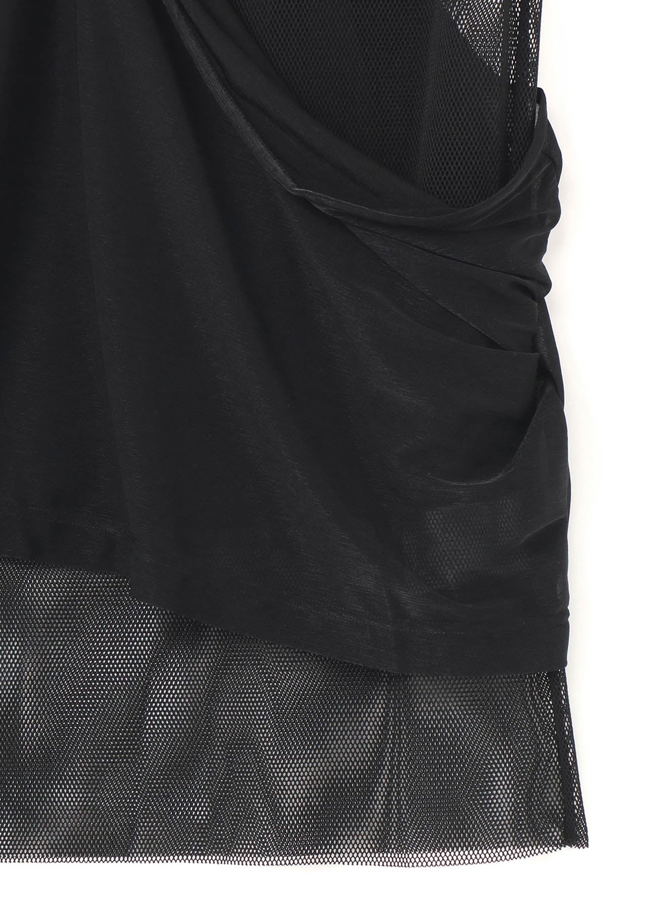 Message Embroidery + Pe Net Layered T A