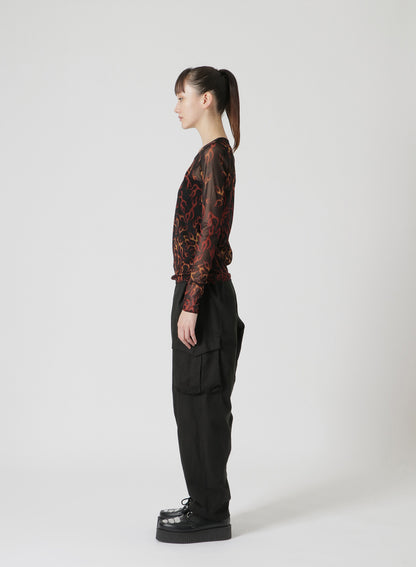 FIRE PRINT SLIM FIT TOP