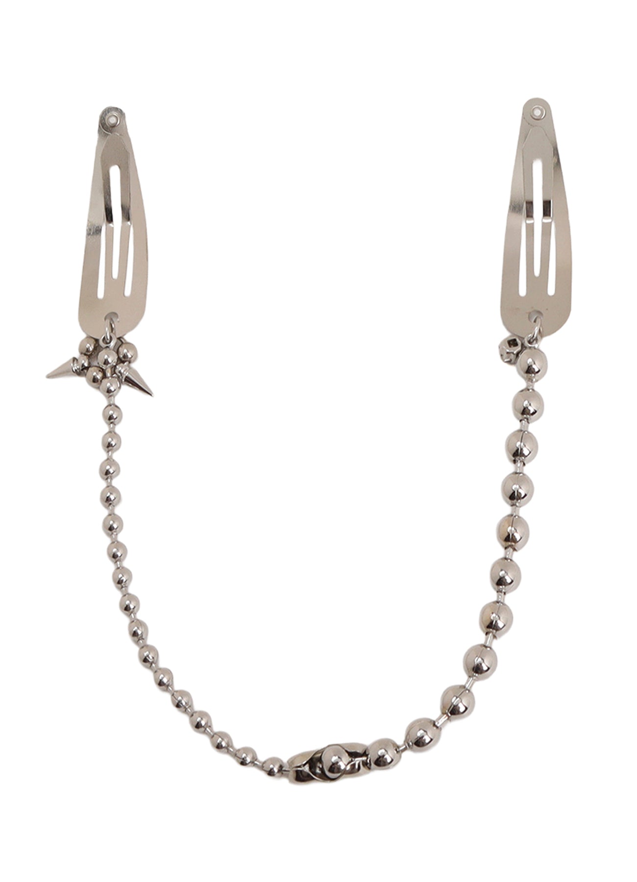 RHODIUM CHAIN HAIR PIN