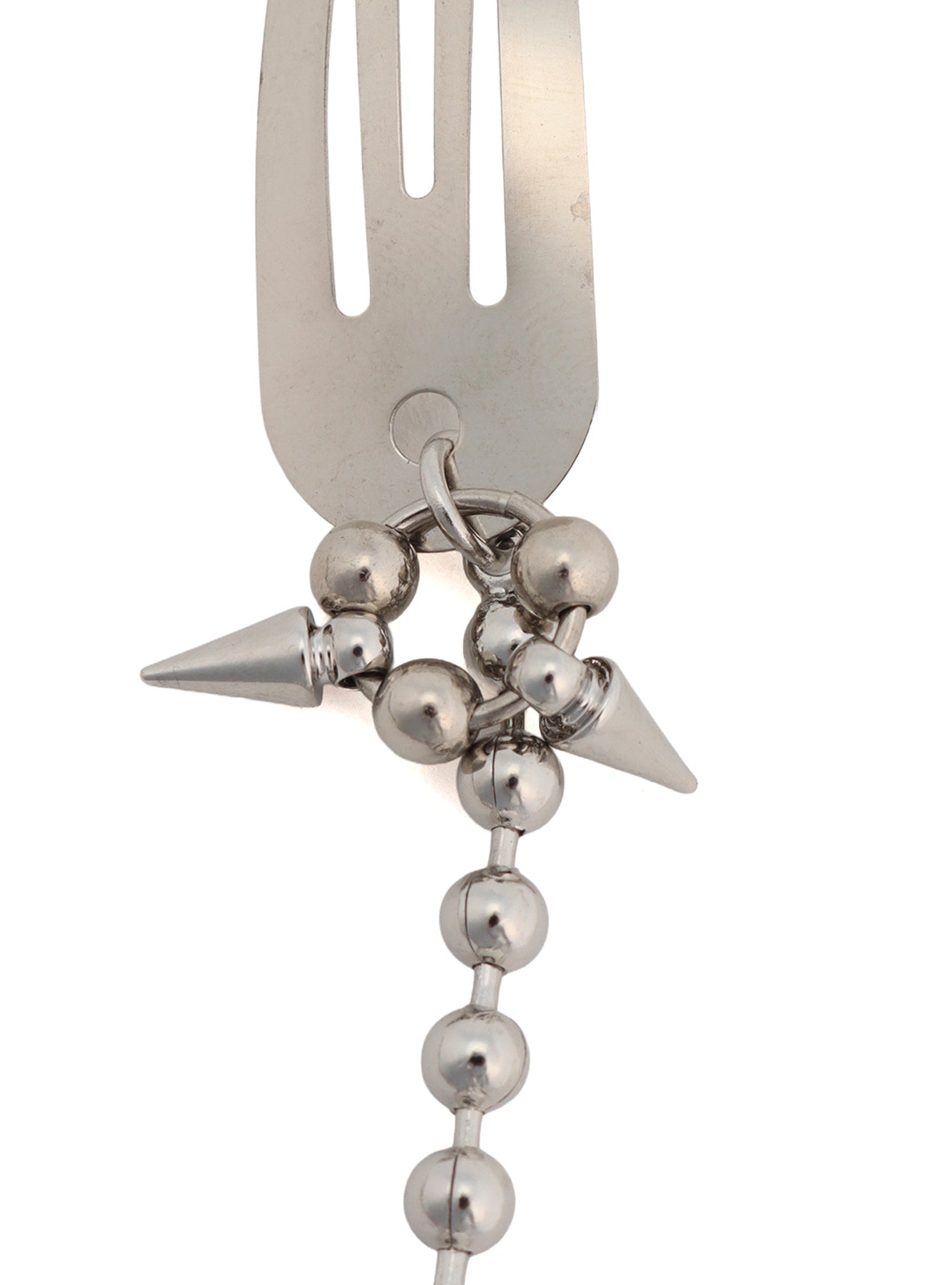 RHODIUM CHAIN HAIR PIN