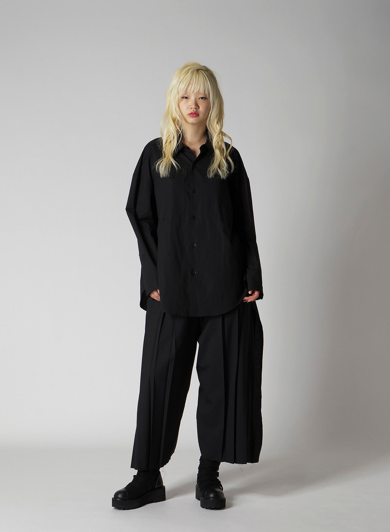 TYPEWRITER DOUBLE COLLAR SHIRT