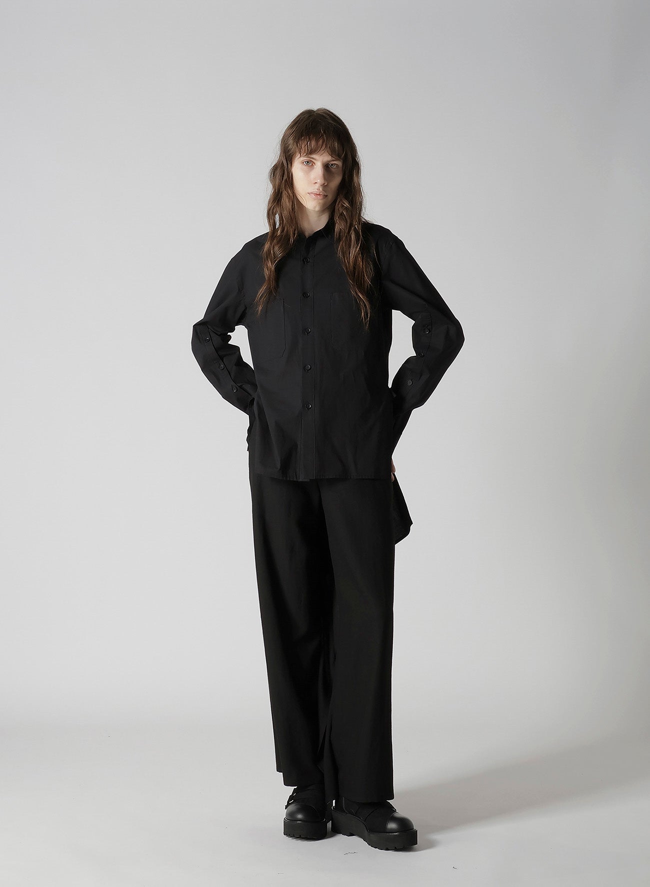 TYPEWRITER BACK SLIT SHIRT