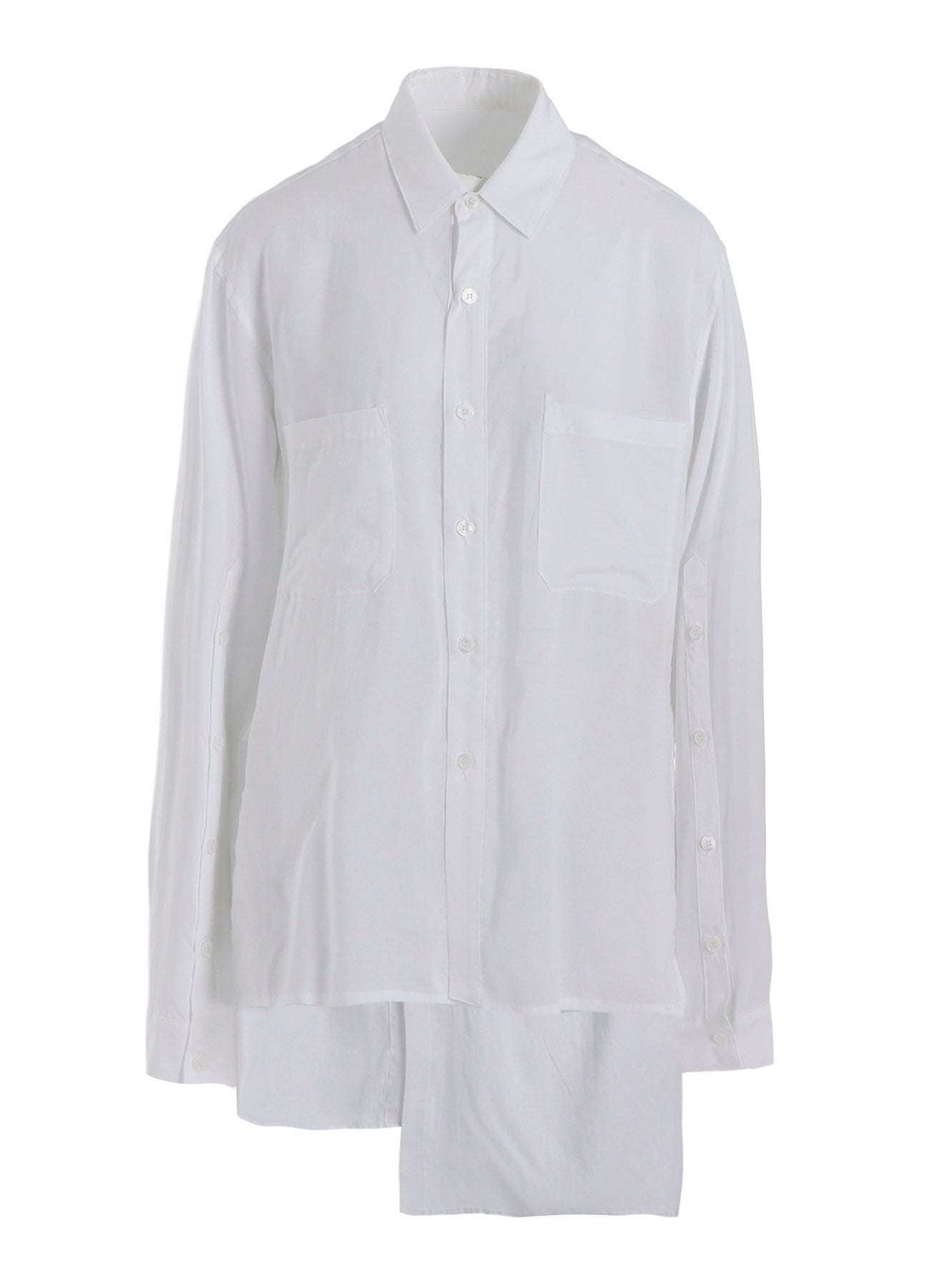 SOFT LAWN BACK SLIT SHIRT