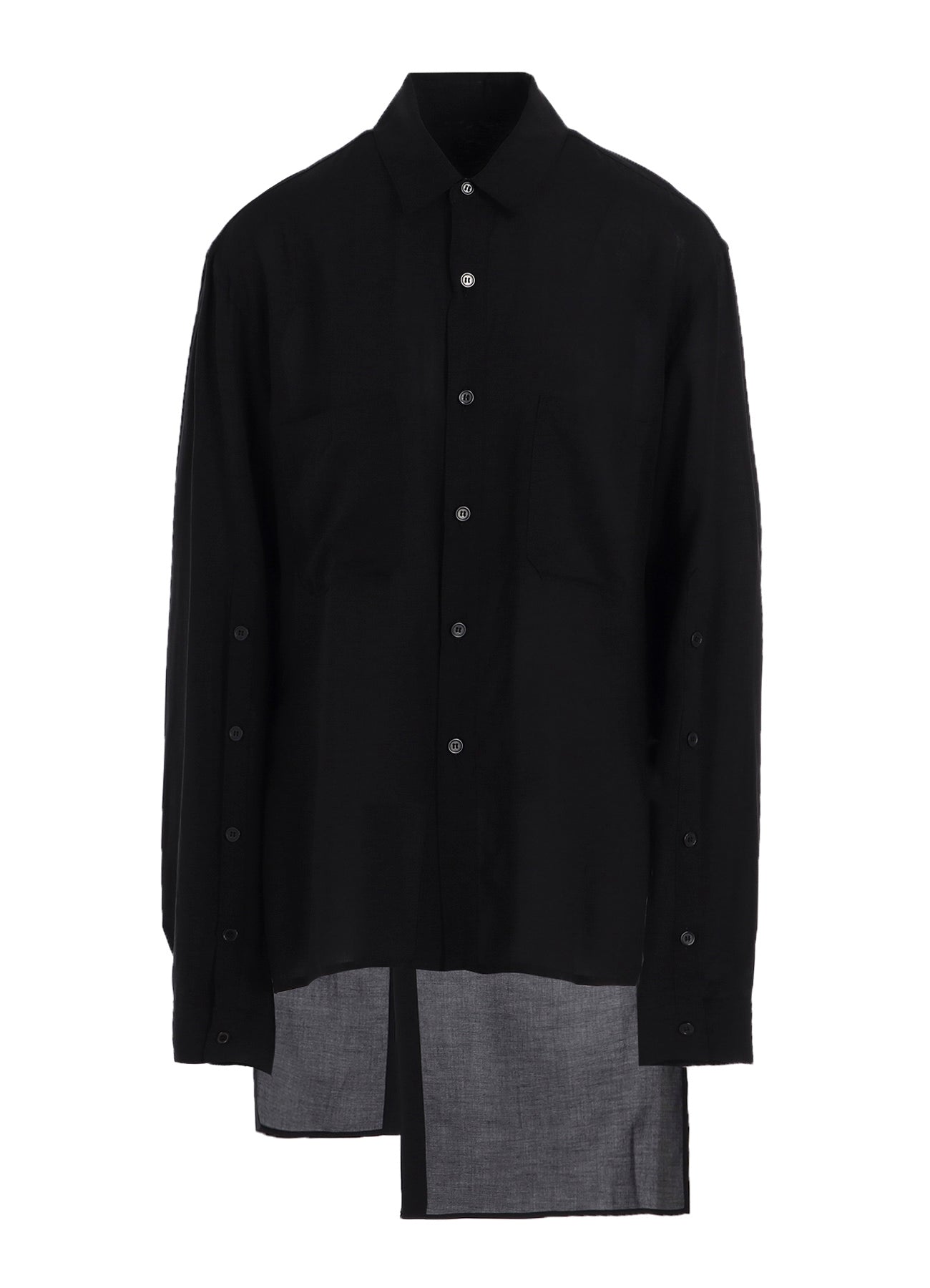 SOFT LAWN BACK SLIT SHIRT
