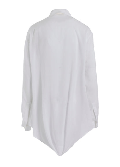 SOFT LAWN HEM PUFF SHIRT