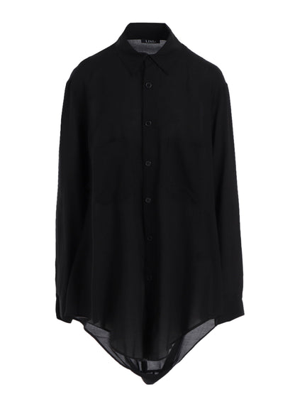 SOFT LAWN HEM PUFF SHIRT