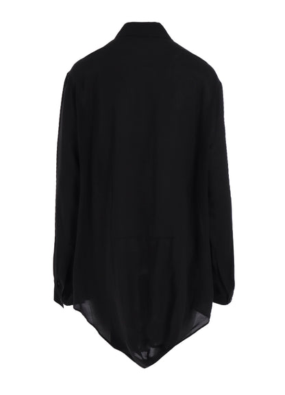 SOFT LAWN HEM PUFF SHIRT