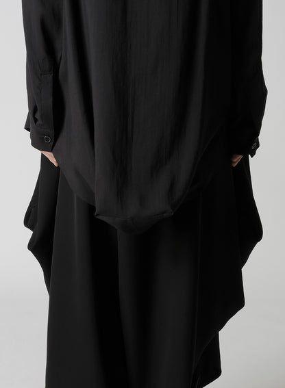 SOFT LAWN HEM PUFF SHIRT