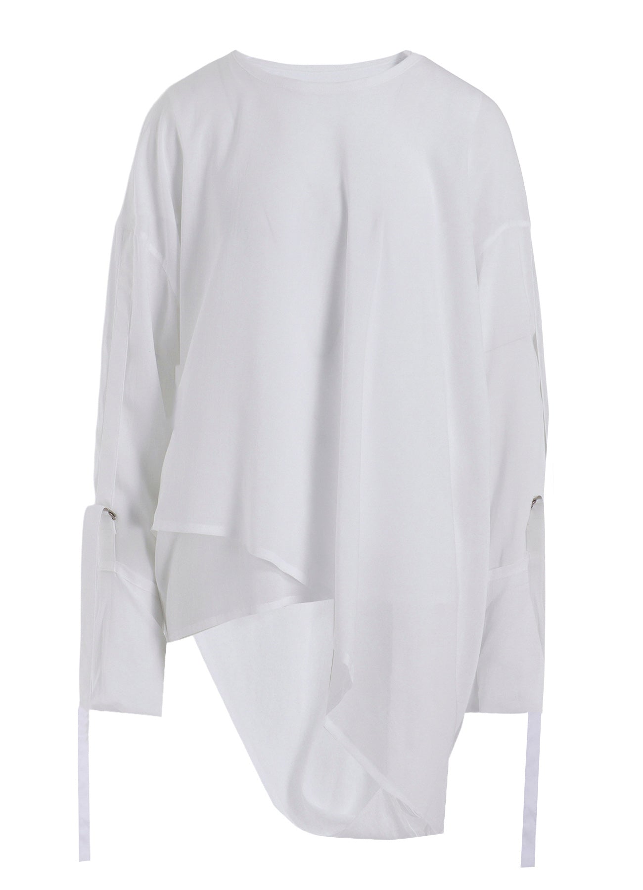 SOFT LAWN BLOUSE WITH D-RINGS