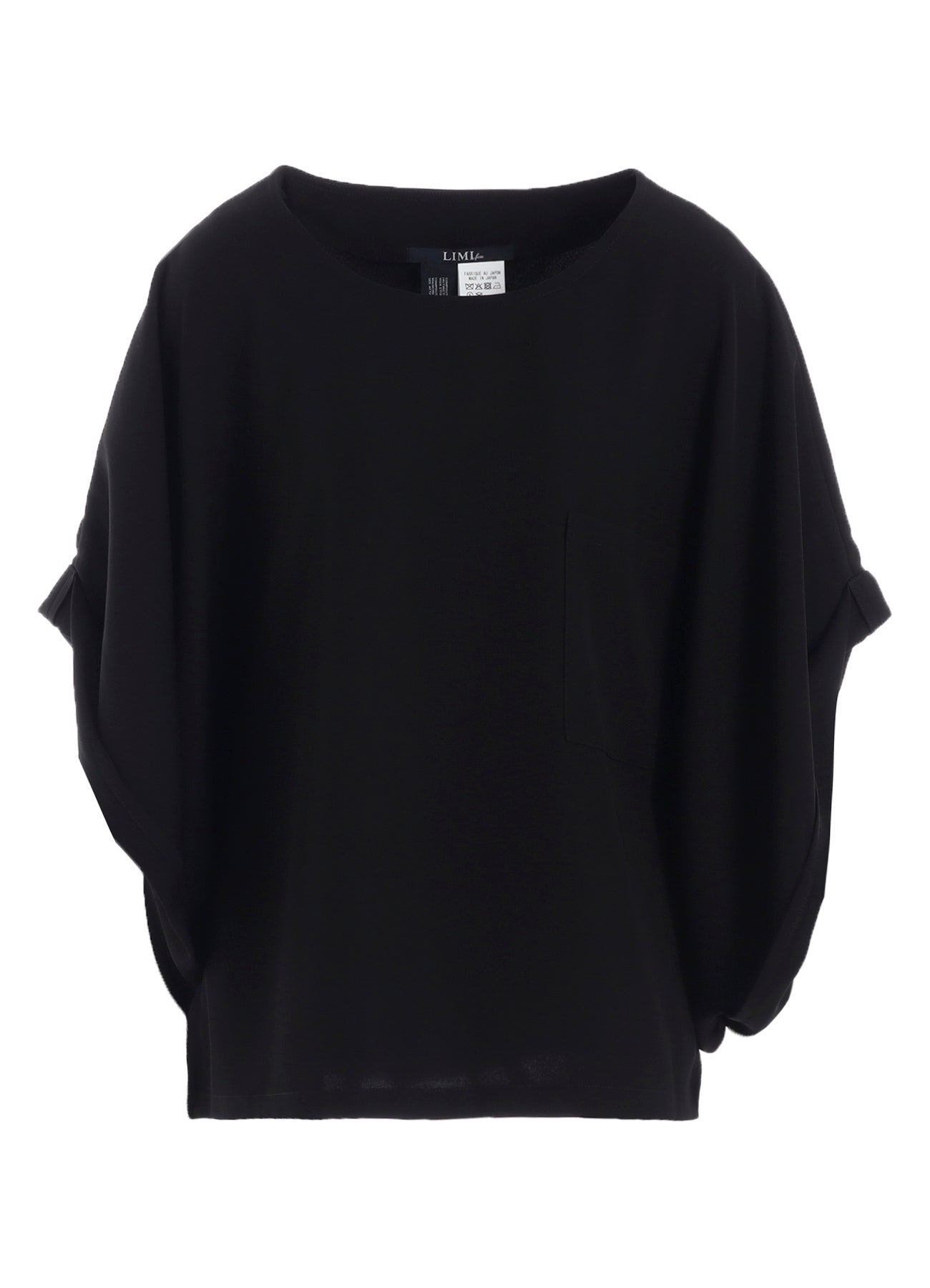 DOUBLE SATIN DOLMAN SLEEVE BLOUSE A
