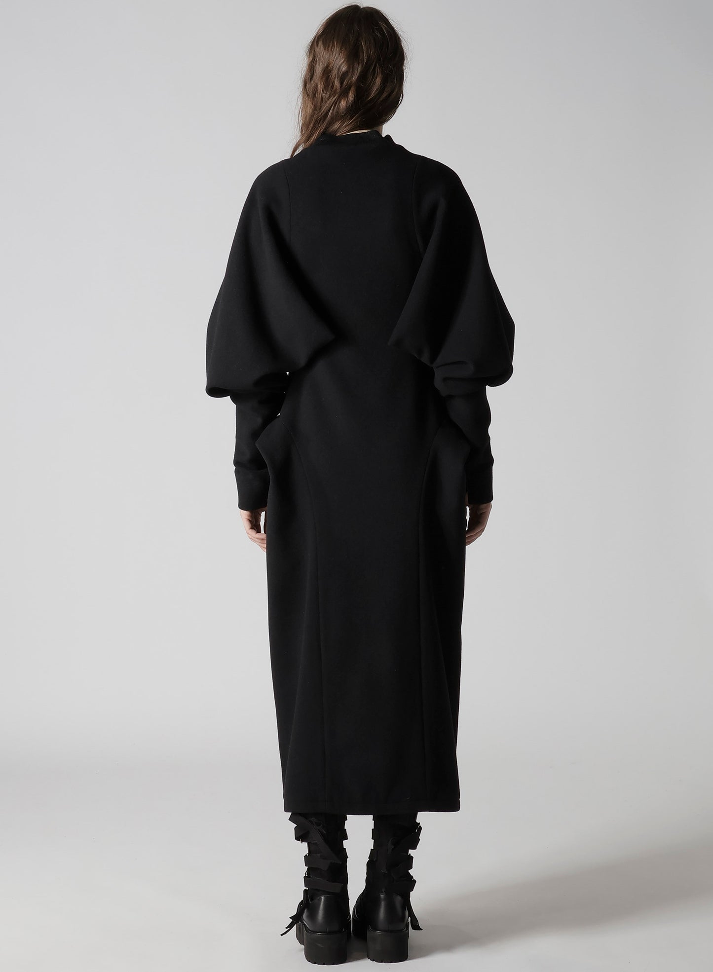 WOOL MOSSER BALLOON SLEEVE COAT