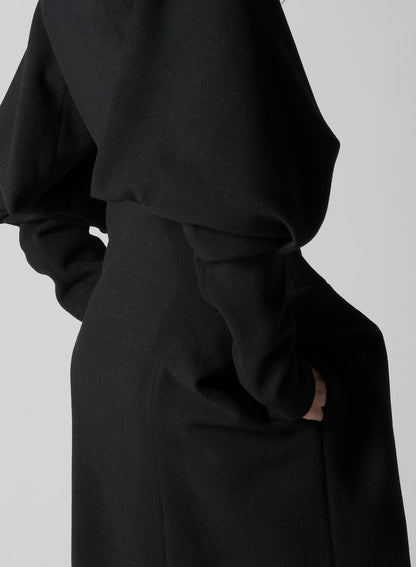 WOOL MOSSER BALLOON SLEEVE COAT