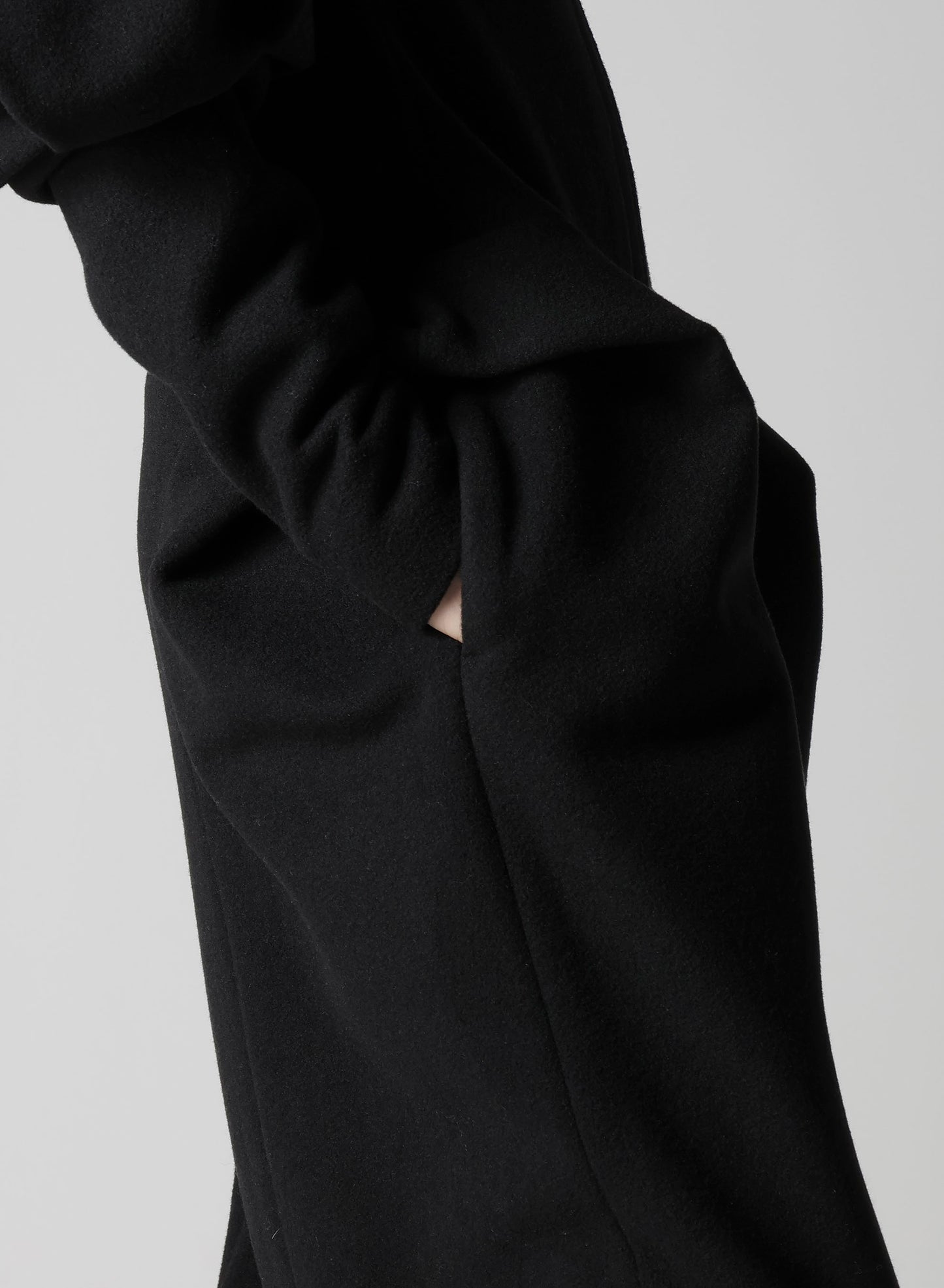 WOOL MOSSER BALLOON SLEEVE COAT