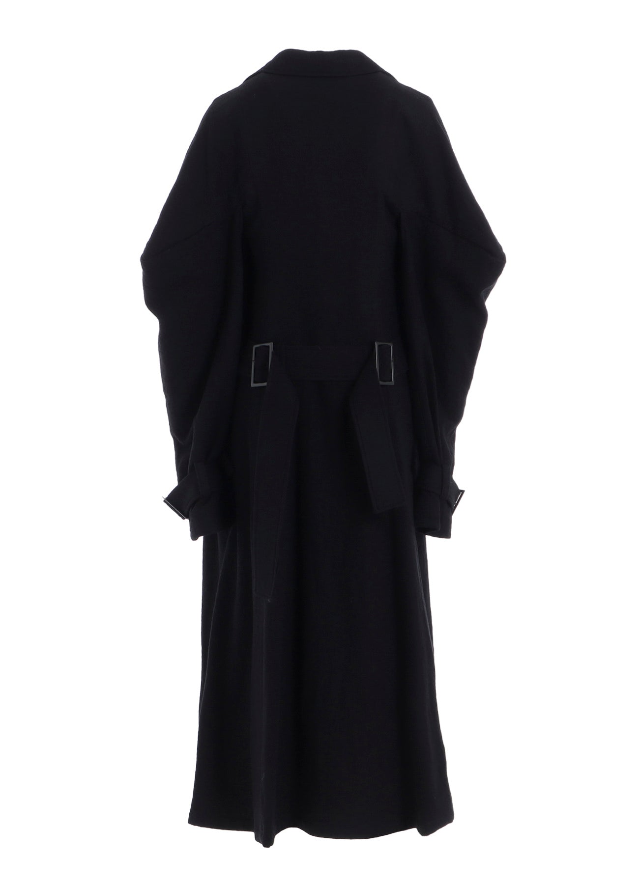 SHRINKED SERGE TRENCH COAT WITH BELT