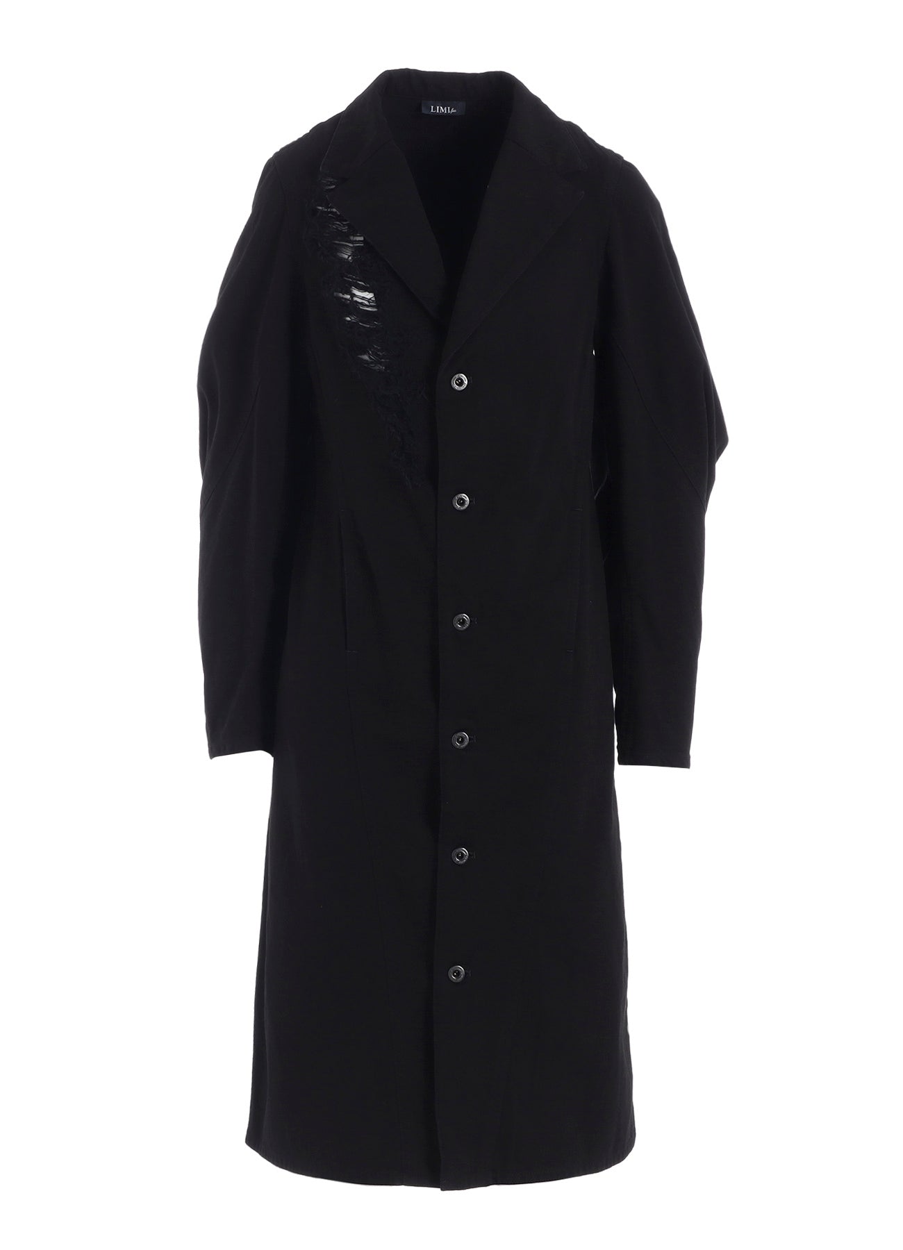 DAMAGED DENIM DESIGNED SLEEVE COAT