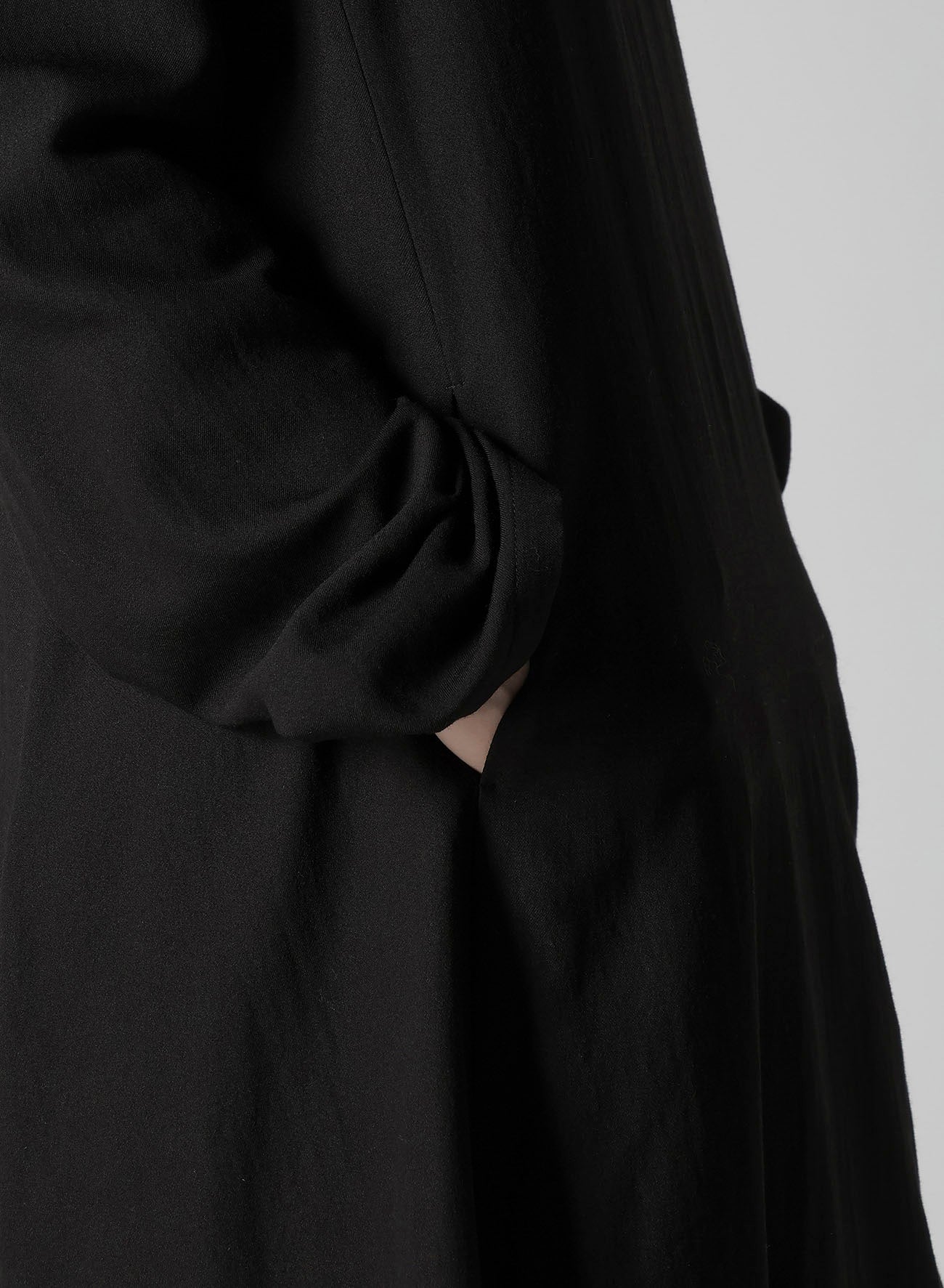 MILLED GABARDINE DRESS WITH SCARF