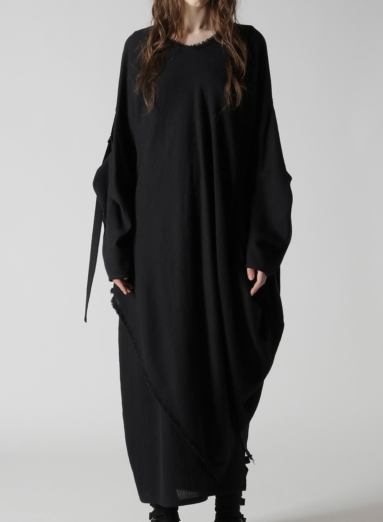 WOOL VIYELLA LAYERED DRESS