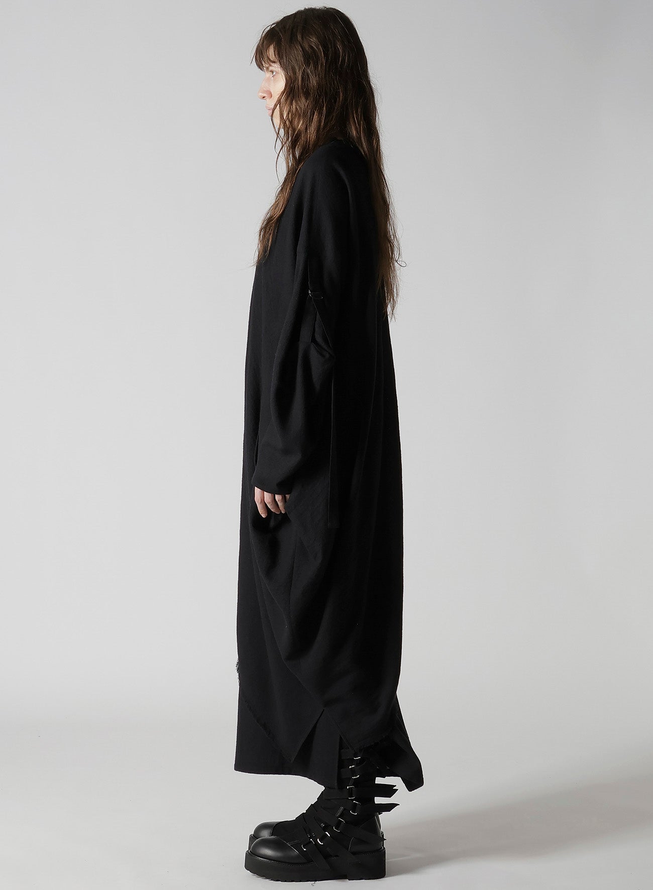 WOOL VIYELLA LAYERED DRESS