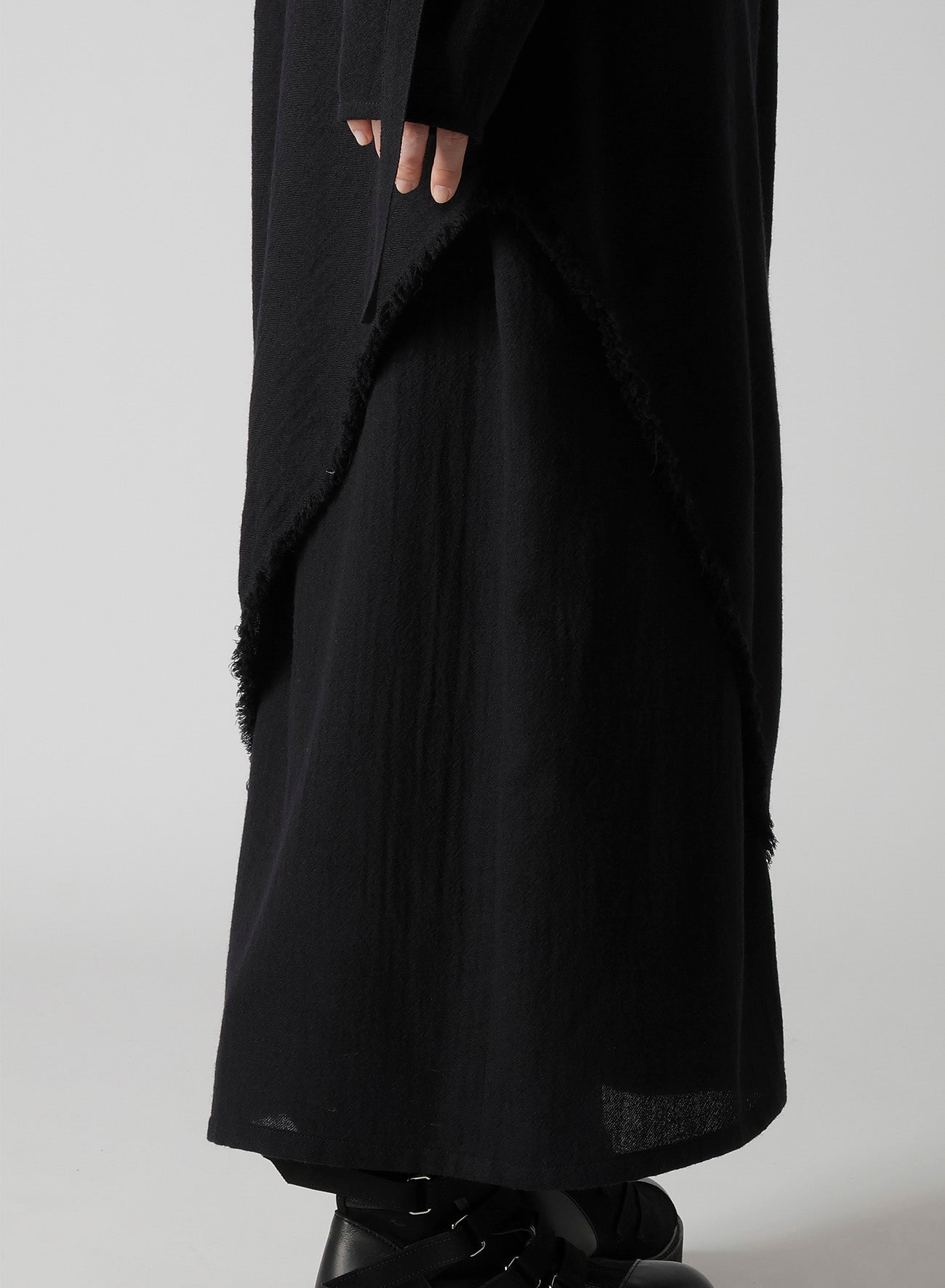 WOOL VIYELLA LAYERED DRESS