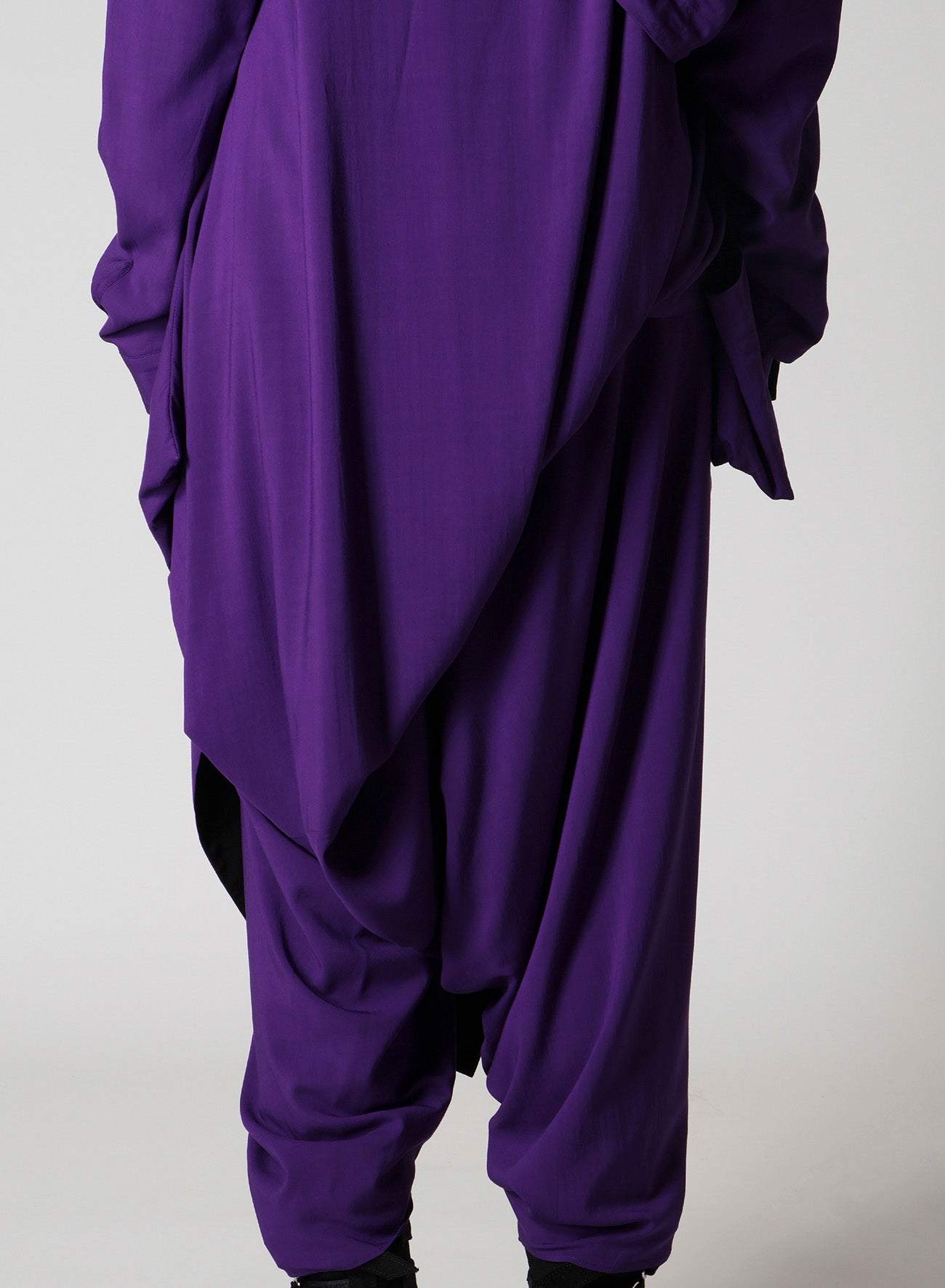 RAYON LAWN DRAPED OVERALL