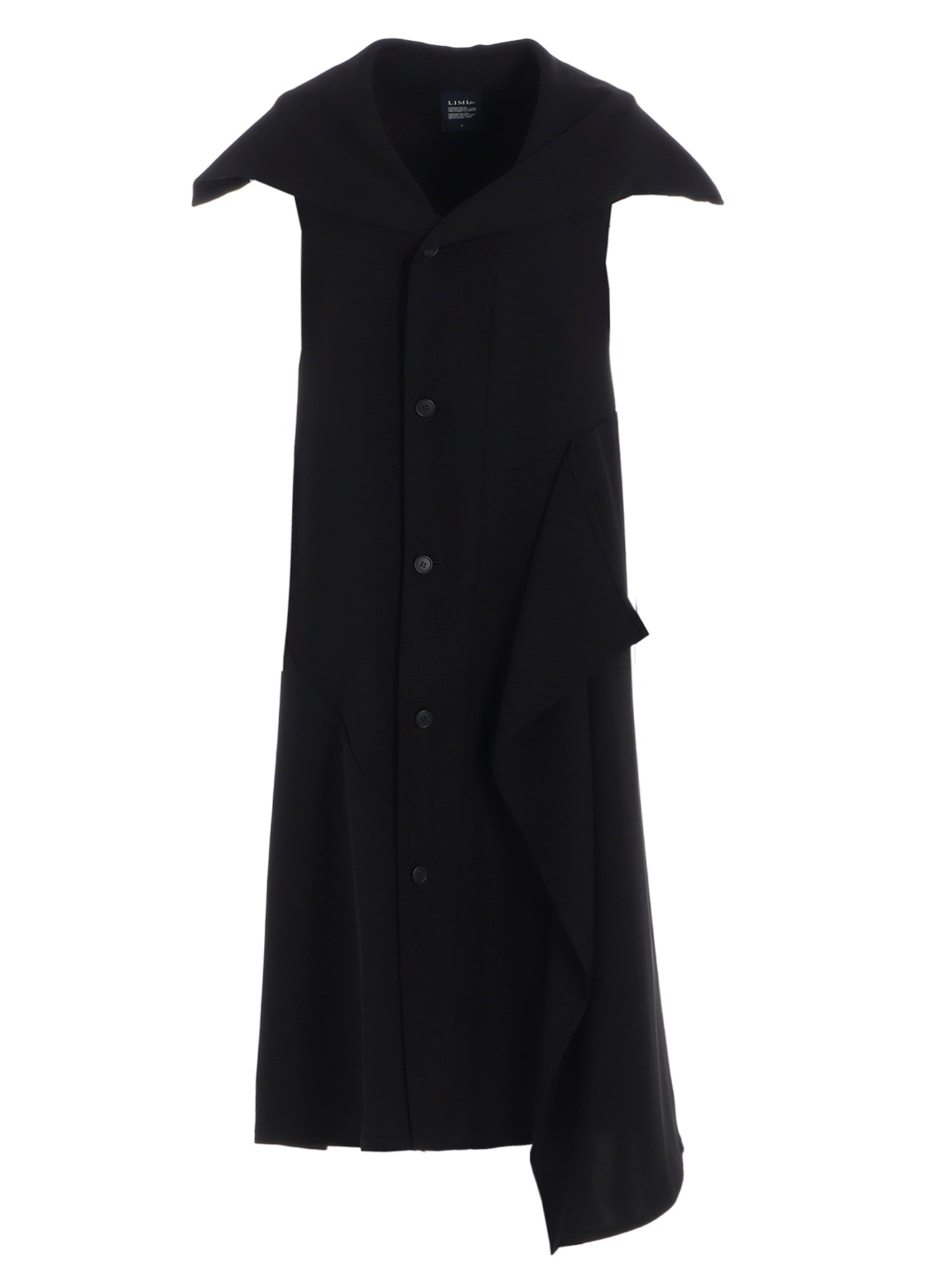 DOUBLE SATIN DRAPE DRESS
