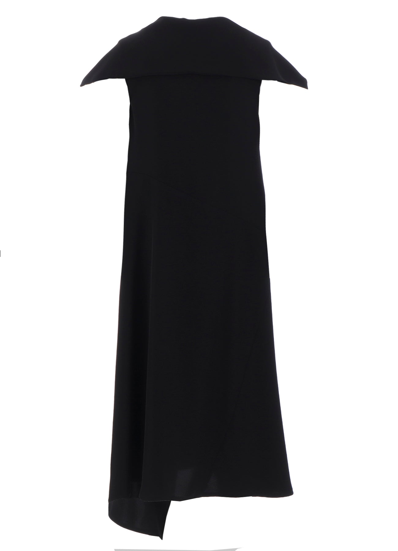 DOUBLE SATIN DRAPE DRESS