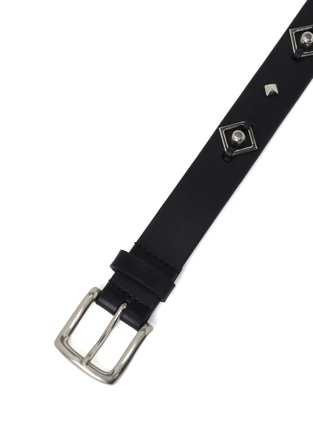 OIL TANNED LEATHER SQUARE DOTS BELT