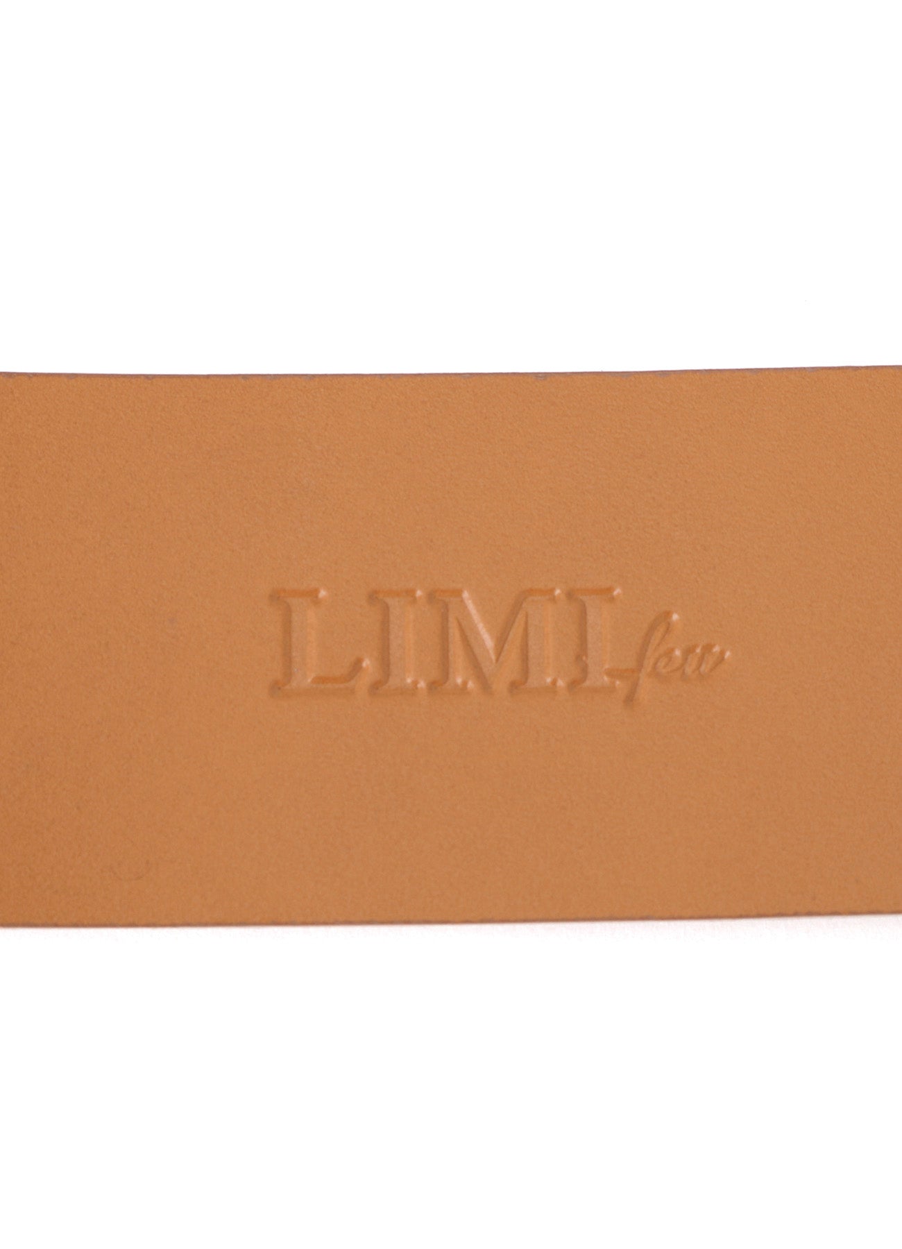 KIP+ CROCODILE LEATHER CODE LOOP EYELET BELT