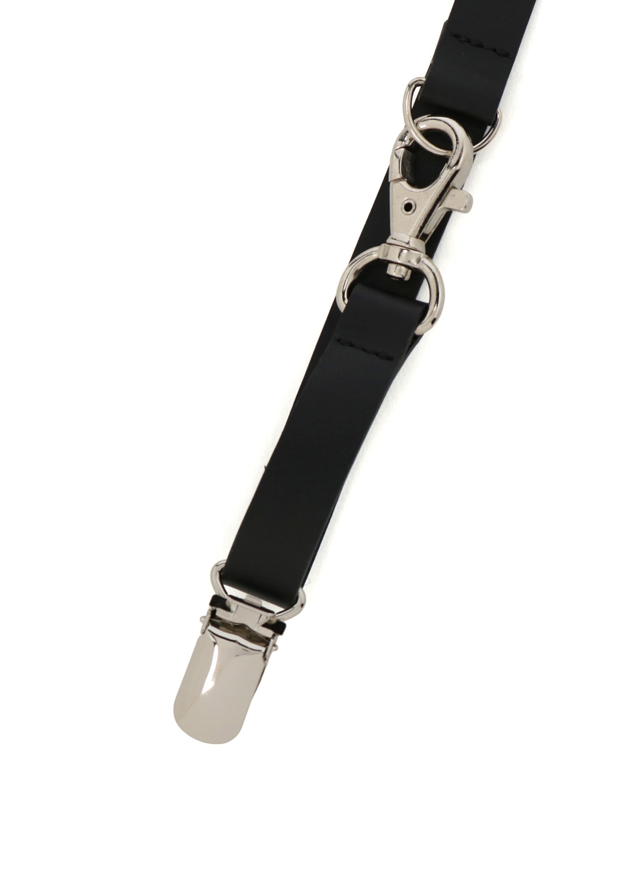 MATTE GLASS LEATHER HARNESS BELT
