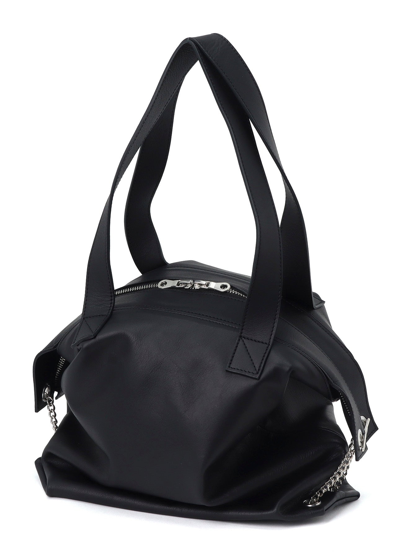 GLOBE LEATHER FOLDABLE BAG