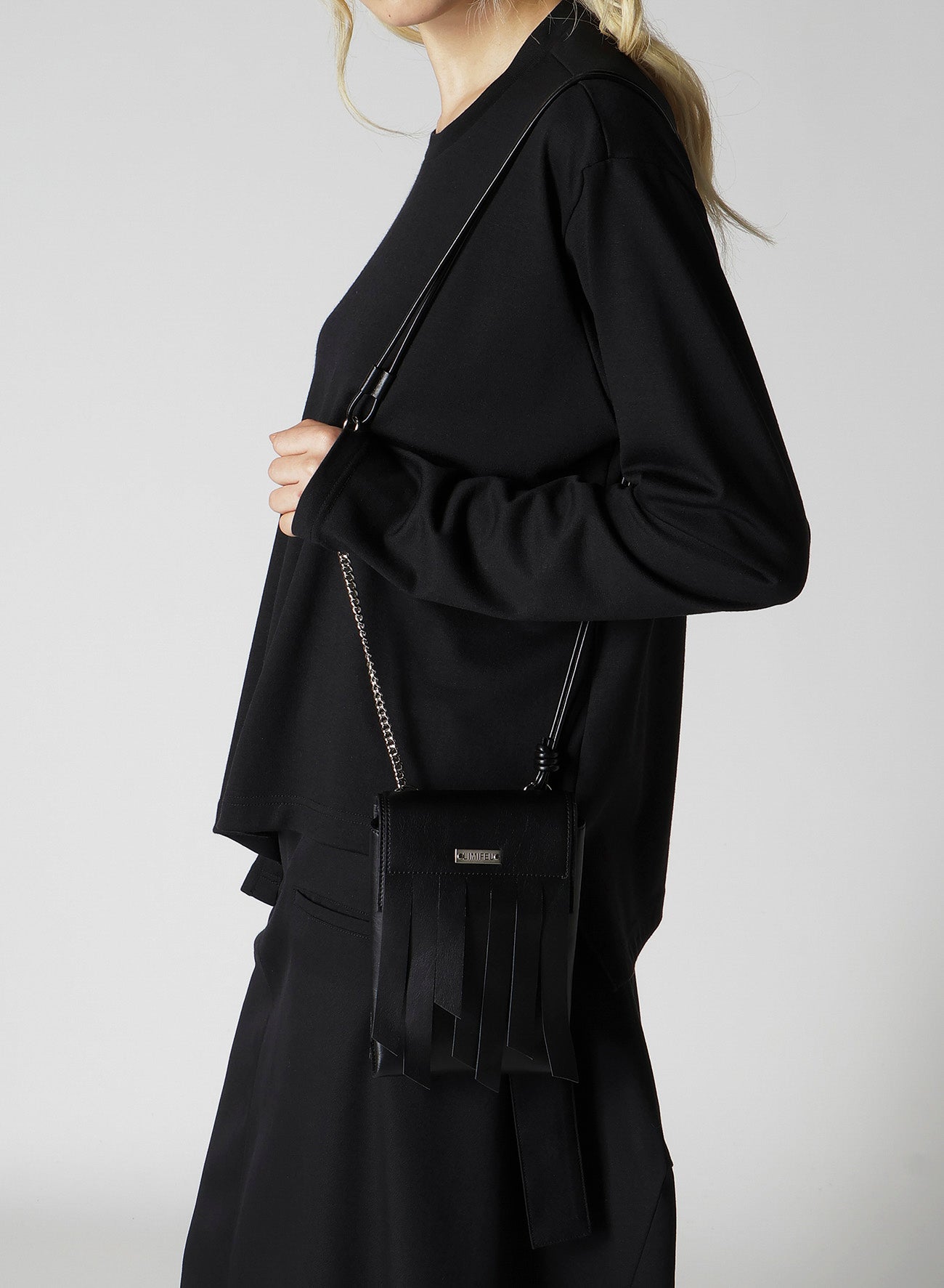 SOFT CLASSIC FRINGE SHOULDER POUCH