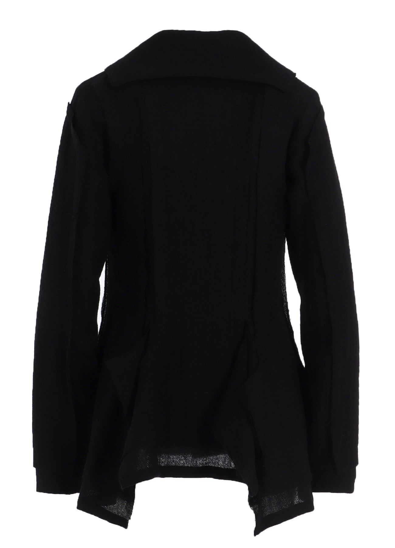 WOOL GAUZE LAYERED JACKET