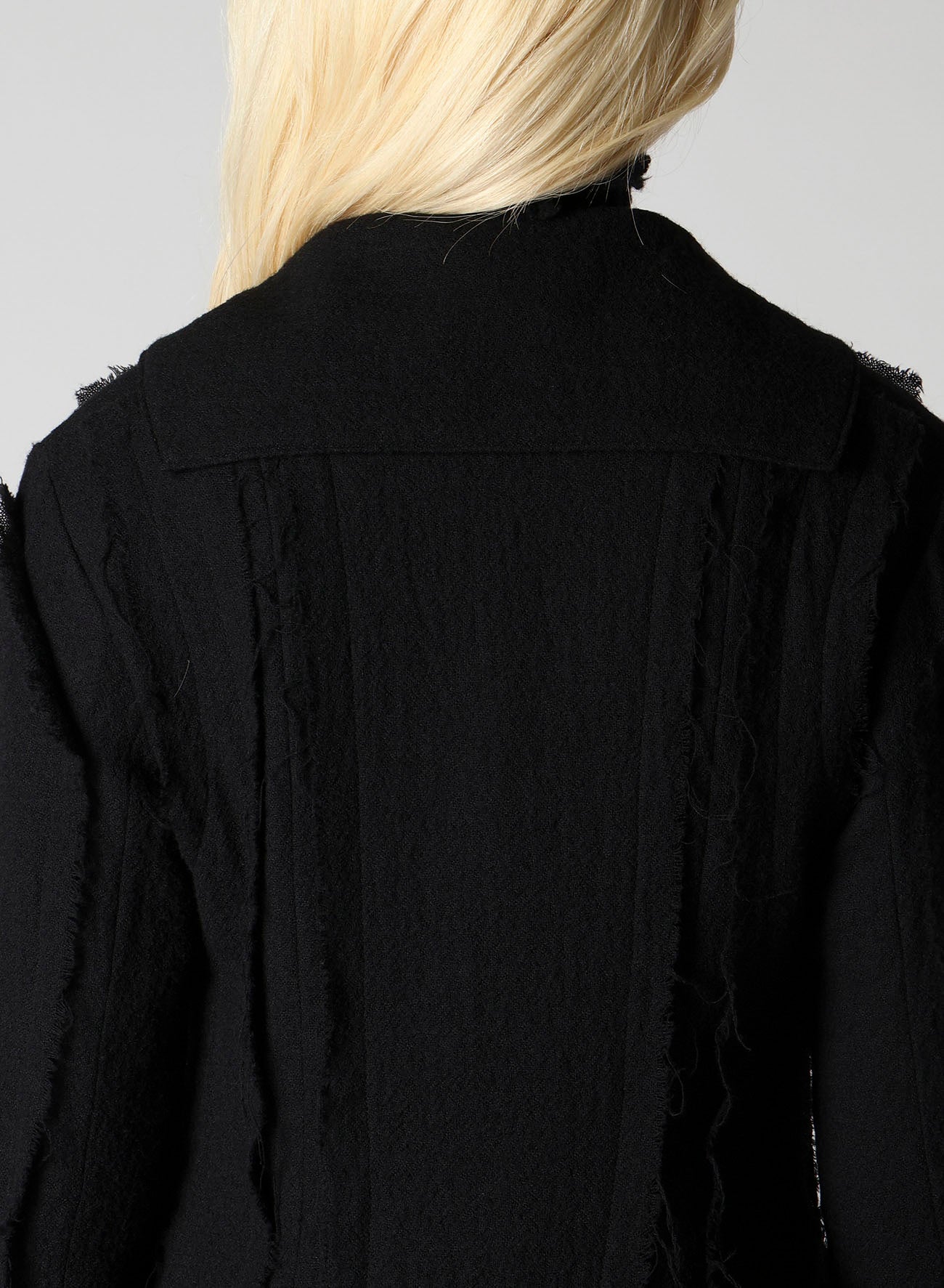WOOL GAUZE LAYERED JACKET