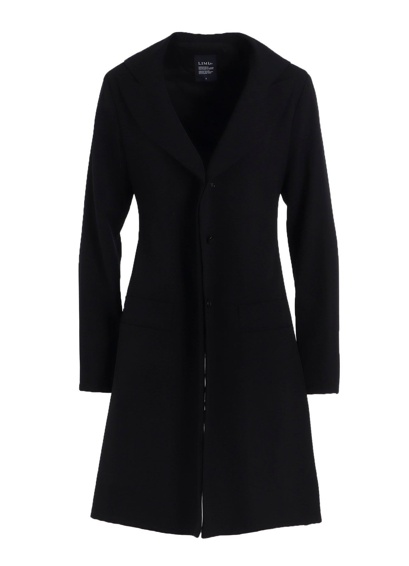 WOOL GABARDINE FRILLED JACKET