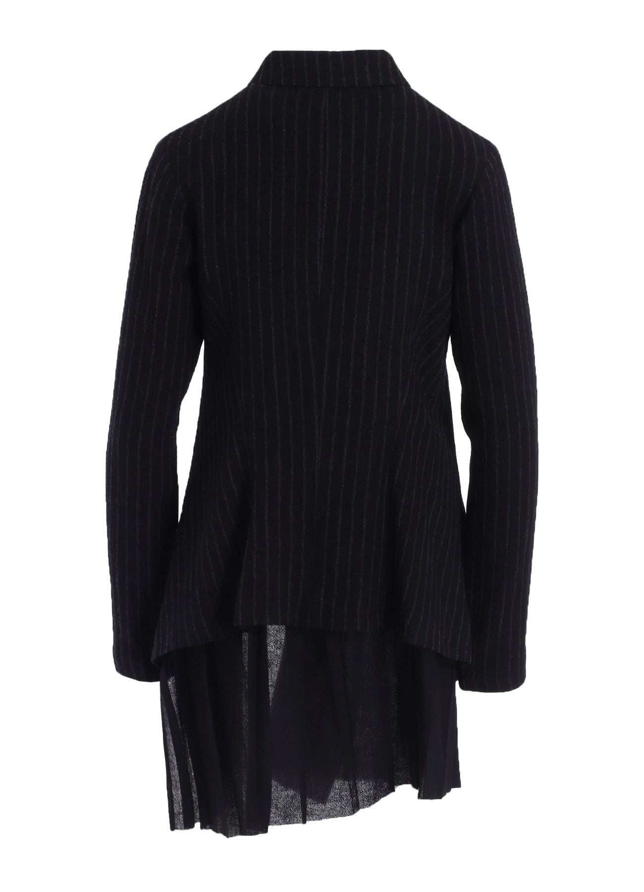 STRIPE GAUZE PLEATS DESIGNED JACKET