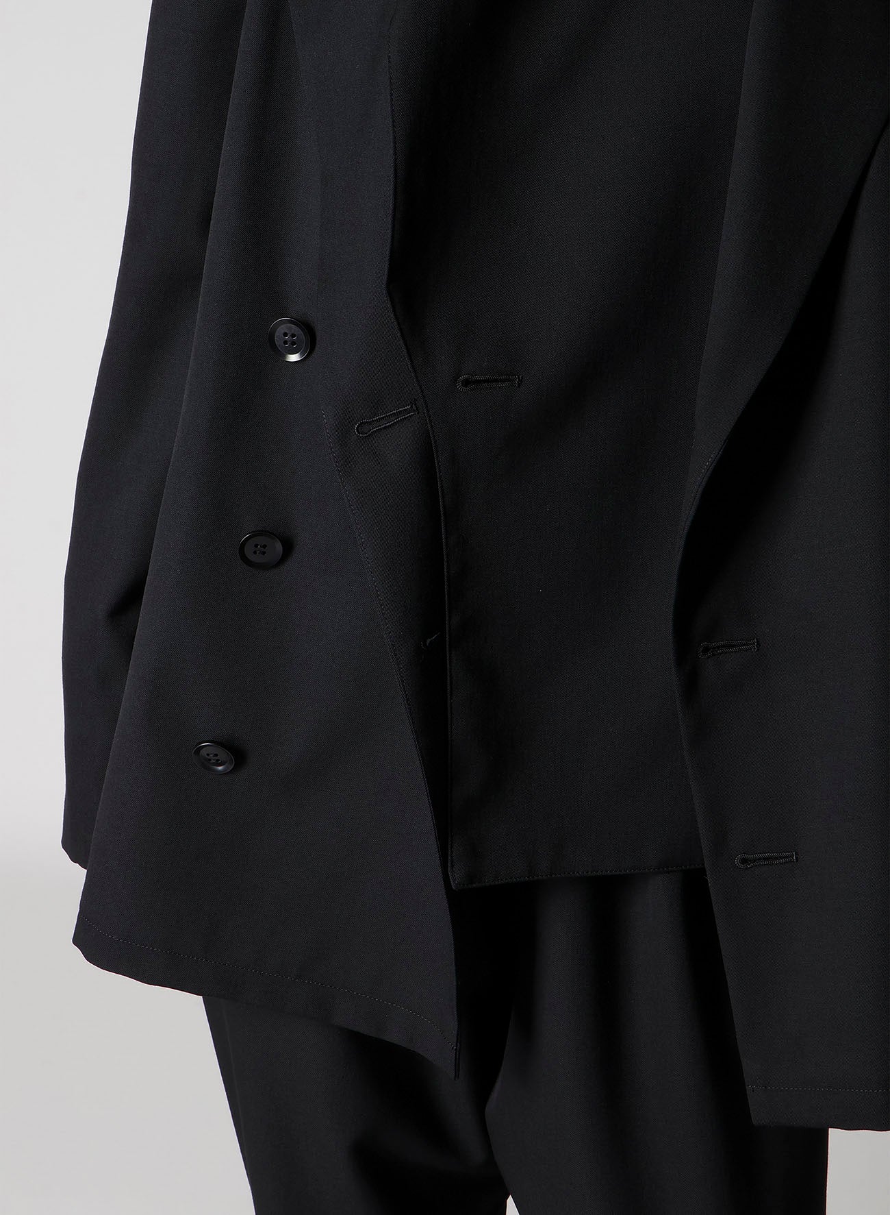 WOOL GABARDINE DOUBLE JACKET