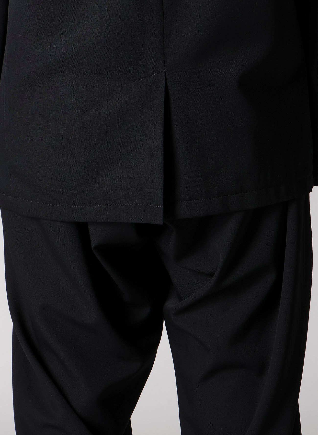 WOOL GABARDINE DOUBLE JACKET
