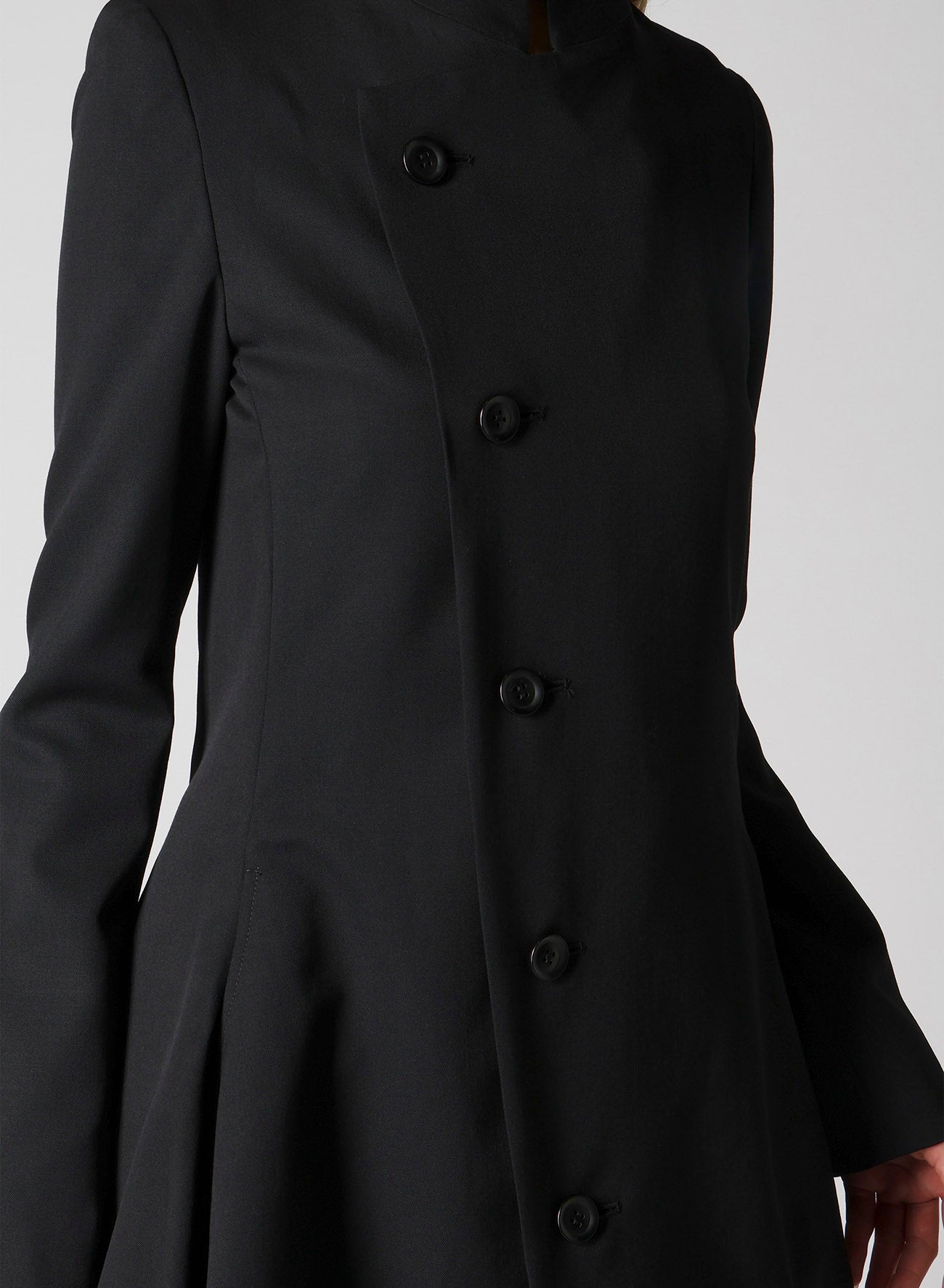 WOOL GABARDINE PUFF JACKET