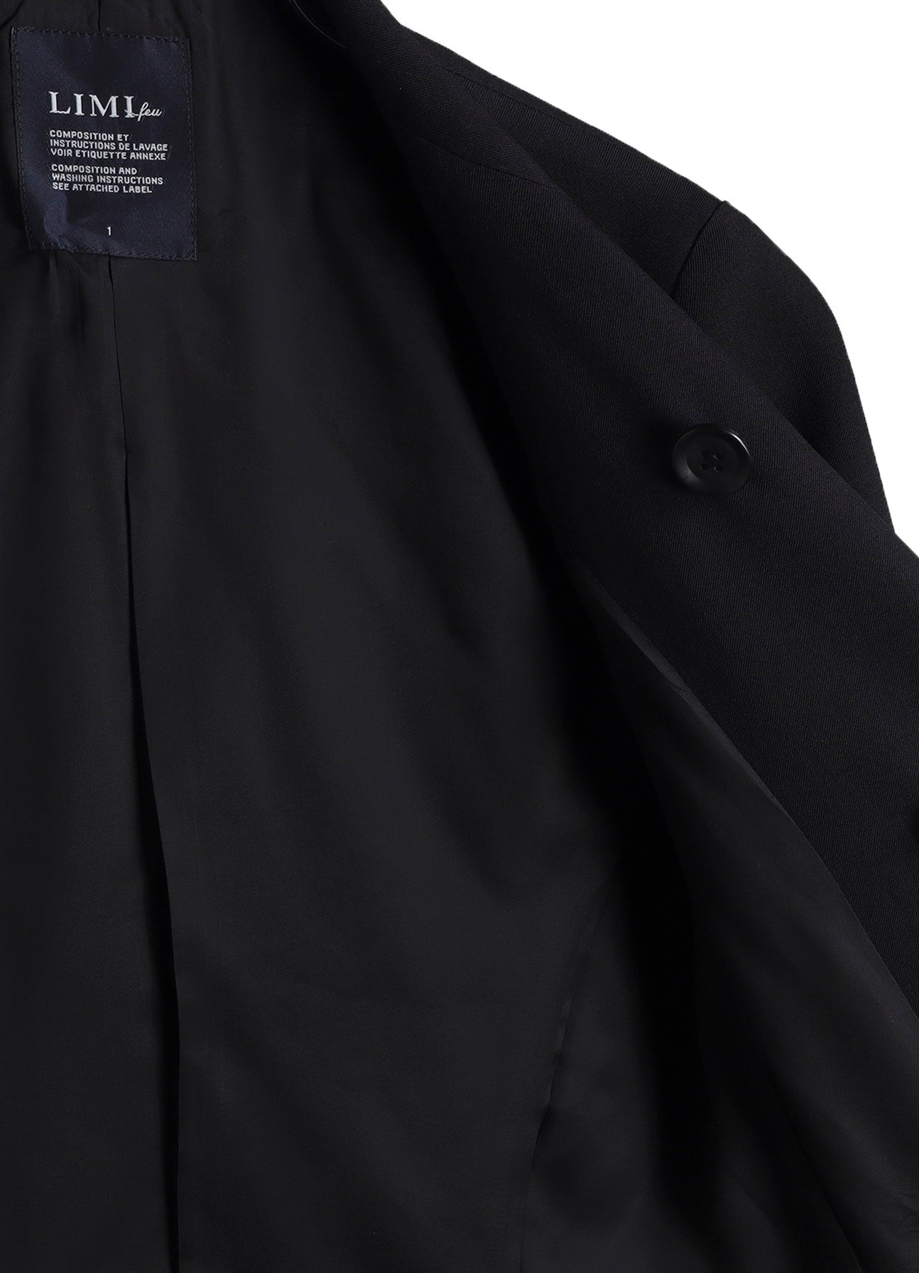 WOOL GABARDINE PUFF JACKET