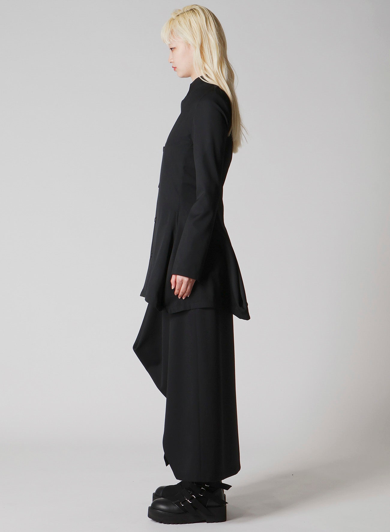 WOOL GABARDINE PUFF JACKET