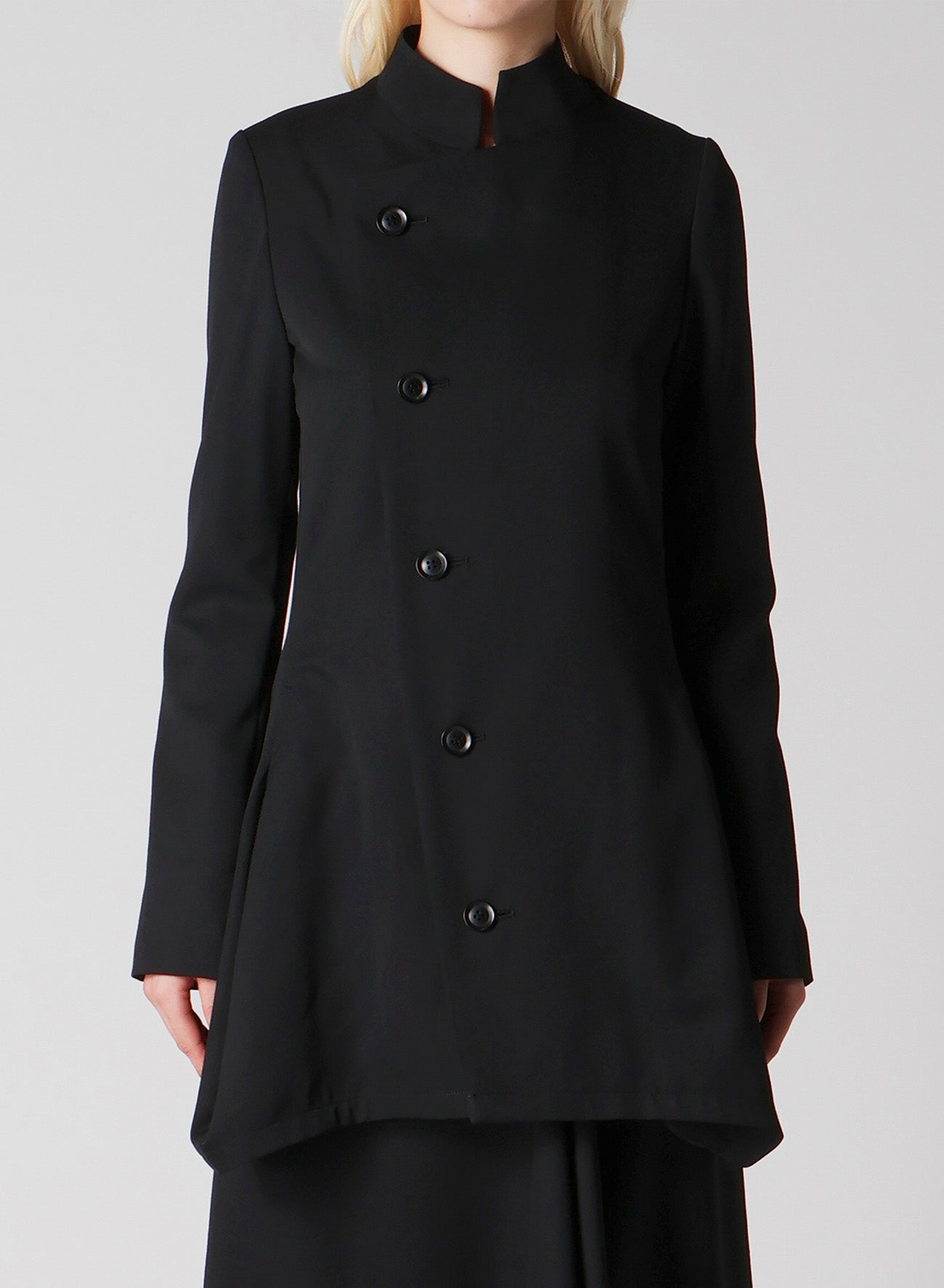 WOOL GABARDINE PUFF JACKET
