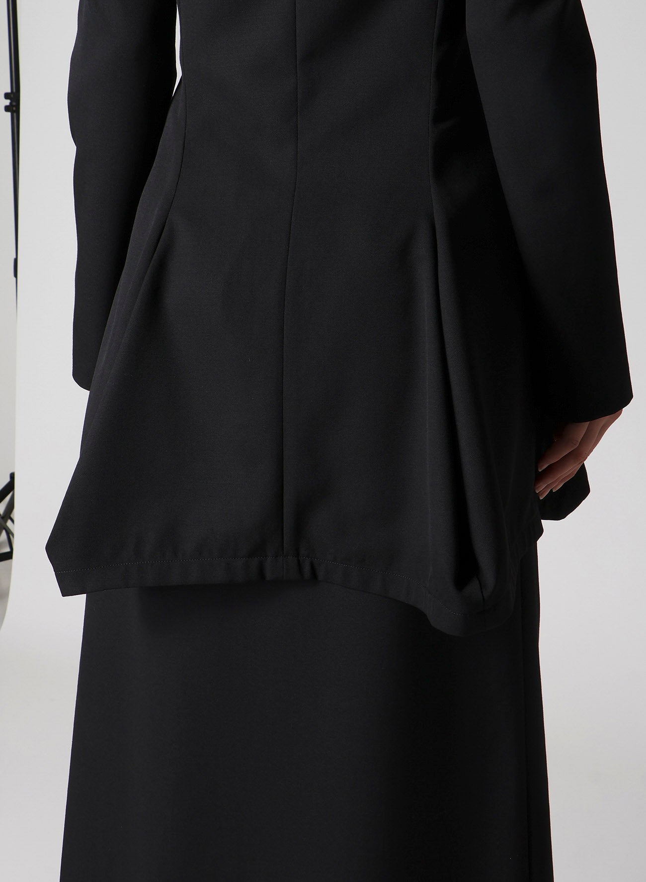 WOOL GABARDINE PUFF JACKET